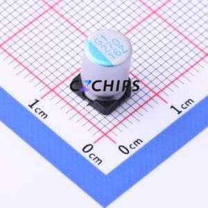 Condensateur solide SMD OVZ271M1CTR-0610, 6,3x10mm (Capacité : 270uF) (Précision : 20%) Tension nominale : 16V - Product Image 1