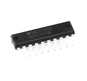 Puce logique d'émetteur-récepteur de bus tri-état à huit phases SN74LS245N, insertion directe, authentique et originale, DIP-20 - Product Image 1