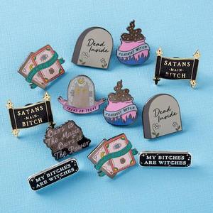 Barang Hadiah Jumlah Besar Logam Disesuaikan Aneka Pin Lencana Randow Enamel Pin Lucu Banyak - Product Image 4