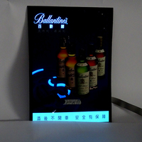 Autocollant LED pour bouteille de vin, étiquette lumineuse à haute luminosité pour affichage publicitaire