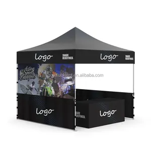 Carpa con dosel para exteriores con logotipo impreso para eventos, publicidad de carreras de coches, carpa con dosel emergente, carpa de Feria Comercial con marco de aluminio personalizado