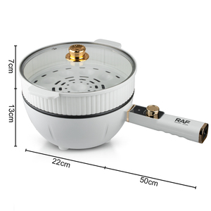 Nouvelle marmite électrique multifonction 5L antiadhésive, cuiseur électrique portable avec cuiseur vapeur - Product Image 5