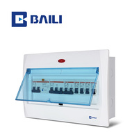 BAILI GS Series 13way Lampu Indikator Kotak Logam 0.8 Mm, Sarung Plastik Pelindung Voltase Rendah, Kotak Distribusi MCB
