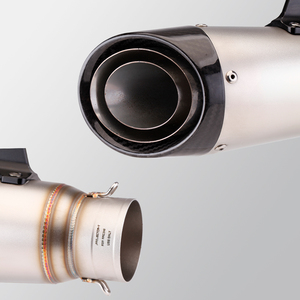 Hệ thống ống xả xe máy Yamaha MT09 MT-09 Tracer 9 900 GT XSR900 mới nguyên bản 2020-2023, ống nối trước 51mm, bộ giảm thanh - Product Image 6