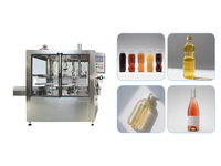 Machine de remplissage automatique de jus et de boissons à haute productivité à 2 têtes |   Verre |   Compatible avec le gel/la poudre |   Système de scellement quantitatif