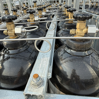 Support pour bouteilles de gaz OEM d'excellente qualité Support pour bouteilles de gaz Oxygène Azote Argon Hélium Co2 Support pour bouteilles de gaz