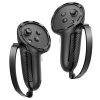 Housse de protection à poignée personnalisée avec couvercle de batterie pour la manette Meta Quest3s/Quest3 VR Accessoires Étui de protection en silicone