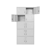 Archivador de Oficina Moderno de Acero con Cerradura, 3 Cajones Ajustables y Panel para Documentos Reforzado, para Almacenamiento de Contabilidad Financiera