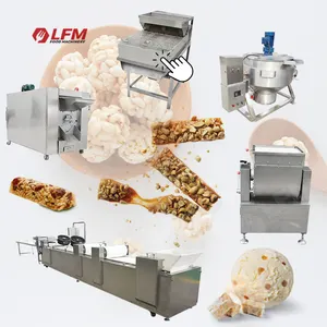 Machine automatique a decoupe nougat Snack Food Cereal Bar Make Cereal Bar Pressing Machine