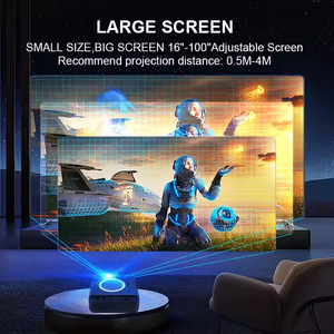 Venta caliente Proyectores portátiles <span class=keywords><strong>para</strong></span> el hogar <span class=keywords><strong>Mini</strong></span> proyectores Pared <span class=keywords><strong>portátil</strong></span> Wifi 1080P Proyectores - Product Image 6