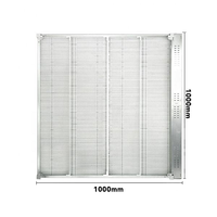 Affichage LED transparent couleur personnalisable pour publicité en ascenseur avec garantie à vie, indice de protection IP65/IP42, taille sur mesure