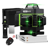 Niveau laser rotatif vert 360 à nivellement automatique 4D 16 lignes horizontales et verticales outils de mesure d'arpentage laser à ligne croisée