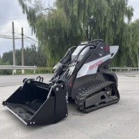 Chargeuse articulée compacte sur chenilles Cartiwell Mini pour chantier de construction
