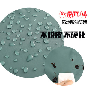 Delantal de Cocina Impermeable y Resistente al Aceite para Mujer, Material de PVC, Uso Diario, Delantal con Tirantes de Estilo Coreano - Product Image 1