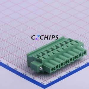 KF2EDGKBM-5.0-8P Plug-in Terminal Block P=5mm Connector Plug Screw Fixing 1x8P 5mm - Product Image 1