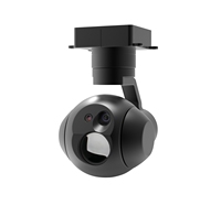 Caméra à cardan Q818K 4K 3840X2160 légère avec triple capteur (2x EO + 18mm IR thermique) 3.2mm+16mm
