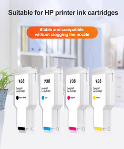 Cartucho de Tinta HP 738 de 300 ml, Nuevo Hp738 Xl 498n8a 498m6a 498m7a 498m8a, Tinta 738 para Impresora de Inyección de Tinta Hp 738 Designjet T850 T950 - Product Image 2