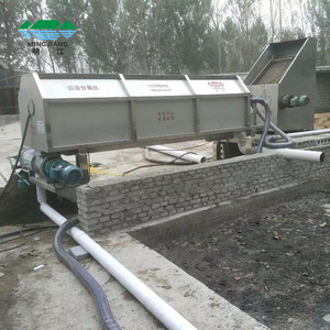 เครื่องแยกน้ําเสียจากสัตว์ปุ๋ยอินทรีย์คุณภาพดีเครื่องแยกของเหลวแบบสกรู - Product Image 3