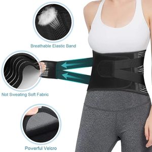 Wholesale Lower <b>Back</b> <b>Brace</b> Lumbar Support Belt Adjustable Double Pull Breathable Spine Decompression Medical Orthopedic Pain - Product Image 6