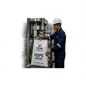 Résine HDPE vierge de qualité supérieure TEMI PETROLEUM, 25 kg, polyéthylène haute densité granulaire, utilisation industrielle pour la fabrication de plastiques, Kazakhstan - Product Image 1