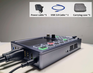 Mezclador de Video Metálico de 4 Canales con Controlador para Transmisión en Vivo con Mezcla de Audio, Barra en T, <span class=keywords><strong>Vmix</strong></span>, 1 Año de Garantía - Product Image 4