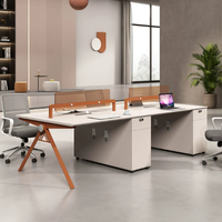 Nouveau bureau d'étude en bois pour la maison, bureau d'ordinateur avec étagère de rangement