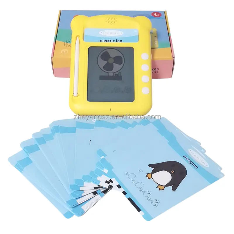 Новинка 50 вставных карт двуязычная английская китайская повторная творческая ручка с простыми мазками устройство для раннего обучения для малышей