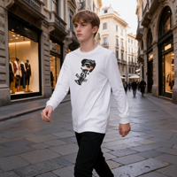 T-shirt vierge 100 % coton peigné, unisexe, basique, pour hommes, femmes et enfants, avec impression de logo personnalisé – Vente en gros