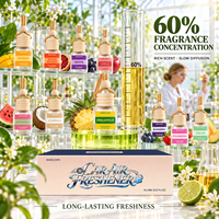 Diffuseur de parfum pour voiture personnalisé avec logo, diffuseur d'arômes longue durée, pendentif en verre miniature de 8 ml