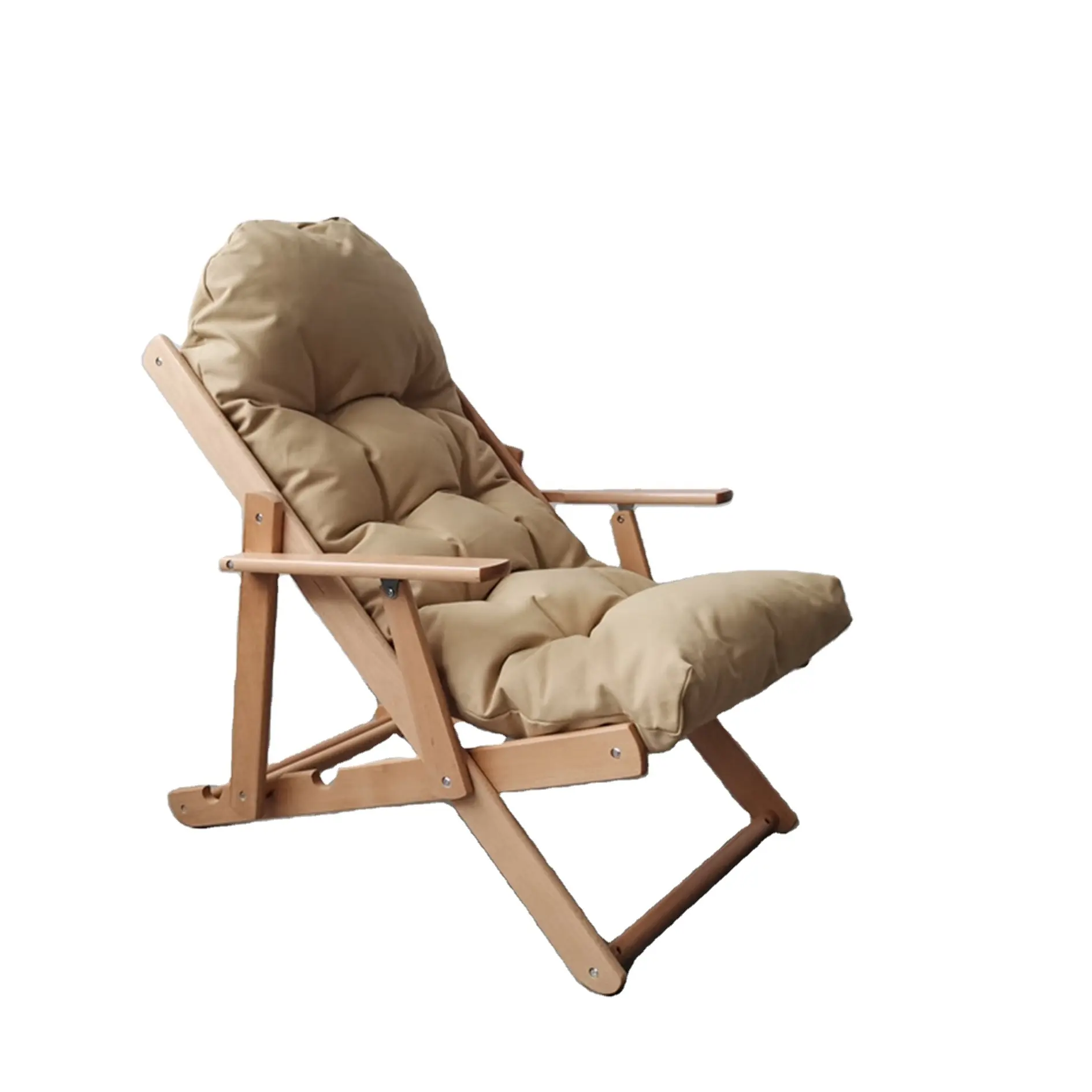 JIAMUJIA, superventas, duradero, silla de salón para exteriores, sillas de ocio, silla de relajación de madera maciza