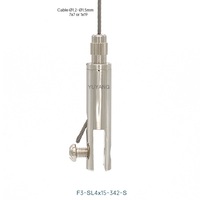 Pince à câble réglable M4 pour panneaux signalétiques de 4 mm – Catégorie de produits : Fixations pour panneaux