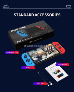 <span class=keywords><strong>Console</strong></span> <span class=keywords><strong>portable</strong></span> rétro G90, grand écran de 7,0 pouces, 4000 mAh, prend en charge le Wifi, système Linux 1024x600, consoles de jeux vidéo - Product Image 1