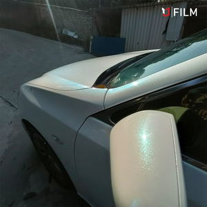 Film d'emballage de voiture en vinyle de haute qualité Film d'emballage de voiture diamant cristal blanc diamant vinyle d'emballage de voiture vente en gros - Product Image 3
