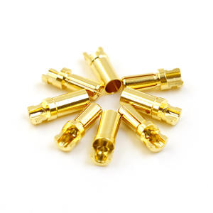 Juego de Conectores Banana Amass GC3514-M/GC3514-F de 3.5mm y 25A, Chapados en Oro, para Conexión de Motor y ESC de Multirrotor - Product Image 1