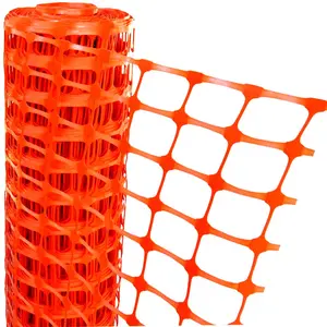 Vendite calde miglior prezzo recinzione barriera di sicurezza in plastica arancione/rete di avvertimento in plastica