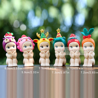 Lindo coleccionable Kawaii dibujos animados bebé muñeca figura Gach juguete conjunto para niños y coleccionistas caja ciega sorpresa huevo relleno juguete