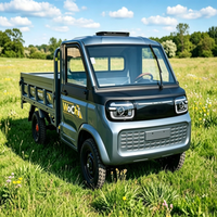 Camionnette quatre roues motrices, véhicule à énergie nouvelle avec moteur 2000W, fourgon électrique pour le transport de marchandises agricoles