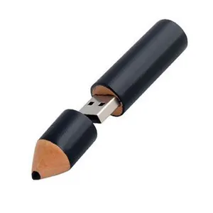 Cheap Children Pencil Shape Wooden USB Flash Drive Pendrive 4GB 8GB