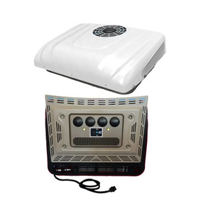 Van Rv Roof Parada de energía solar Aire acondicionado Camión 12V 24V Aire acondicionado alimentado por batería para RV - Product Image 6