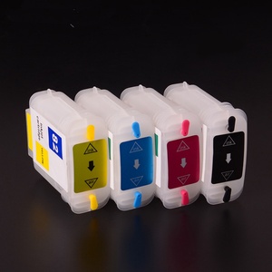 ตลับหมึกเติมได้แบบเปล่า 69 มล./ชิ้น) Supercolor 4 สี 82 สีดำ พร้อมชิปสำหรับเครื่องพิมพ์ HP Designjet 510 - Product Image 2