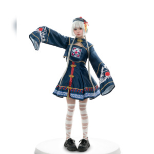 Venta al por mayor <span class=keywords><strong>de</strong></span> lujo Halloween Cosplay esqueleto impresión fantasma vestido con telaraña negra capa fiesta juego <span class=keywords><strong>de</strong></span> rol <span class=keywords><strong>Zombie</strong></span> <span class=keywords><strong>disfraz</strong></span> - Product Image 1