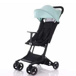Poussette de luxe de haute qualité facile à prendre <span class=keywords><strong>en</strong></span> alliage d'aluminium Design compact pliable 3-<span class=keywords><strong>en</strong></span>-1 voiture bébés âgés de 3 ans coton EVA - Product Image 1