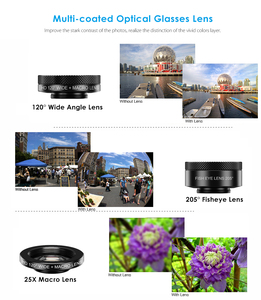 Objectif télescopique longue distance, objectif optique pour appareil photo mobile, housse pour selfie, objectif fisheye grand angle macro, télescope 22X, <span class=keywords><strong>kit</strong></span> d'objectifs 4 en 1 - Product Image 4
