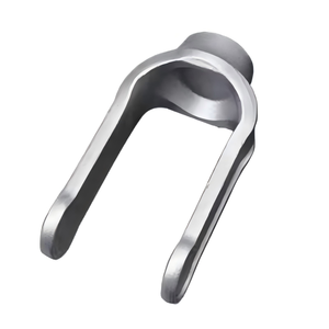 45 #   Support de fixation mécanique en acier au carbone forgé à chaud, type U, à double oreille, usiné, pour base de montage de type étrier, haute résistance structurelle - Product Image 5