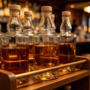 Bouteille en verre réutilisable lisse <span class=keywords><strong>de</strong></span> 500 ml, sérigraphiée professionnellement, pour gin, whisky, vin, vodka, brandy - Product Image 2