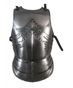 Armadura Gótica de Acero, Placa de Pecho con Acabado Metálico Premium, Diseño de Protección Corporal Duradero para Coleccionistas y Decoración - Product Image 1
