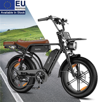 Vélo électrique rétro M9 250W 48V 35Ah avec double batterie, certifié CE, autonomie de 130 km, 7 vitesses, freins à disque hydrauliques