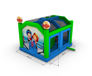 Arène de combat gonflable Adultes Enfants Trampoline Parc Gonflable Gladiateur Joute Bataille Jeu Bounce Castle - Product Image 2