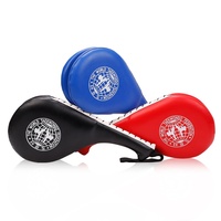 Cible de boxe en PU épaissie à double face et sonore pour enfants et adultes - Entraînement de Taekwondo, Sanda et de frappes au sol pour Dojang