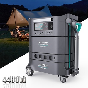 แหล่งจ่ายไฟ Sorein 4400W สถานีพลังงานแสงอาทิตย์แบบพกพา 3000W เครื่องกำเนิดไฟฟ้า 3000W คลังสินค้า EU แบตเตอรี่พลังงานแสงอาทิตย์ - Product Image 1